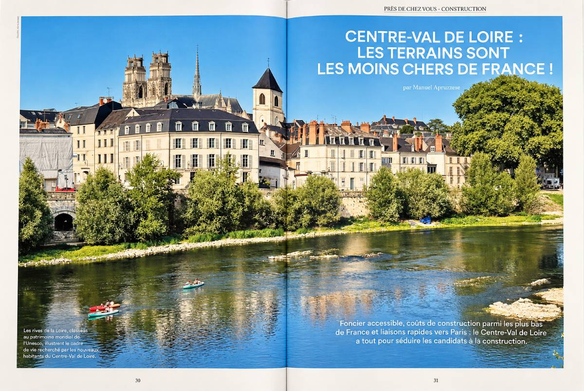 Centre-Val de Loire: les terrains sont les moins chers de France